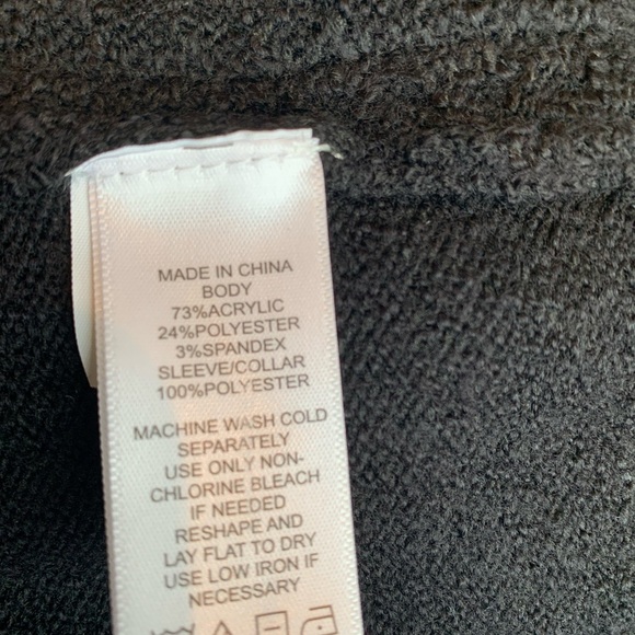 NWOT CeCeBlack Crew Neck Sweater with Ribbed Texture SZ-XS - Picture 4 of 8